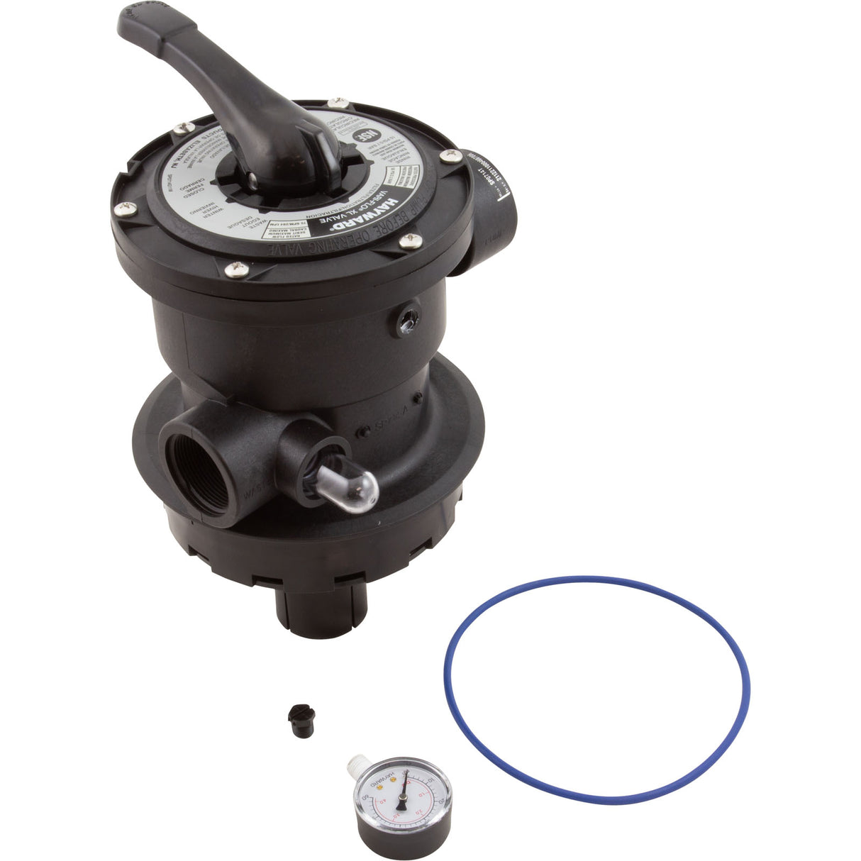 Multiport Valve, Hayward SP0714T, 1-1/2" Top Mount, 6 Pos : SP0714T - Hayward - 0610377472401 - PartsForSpas.com