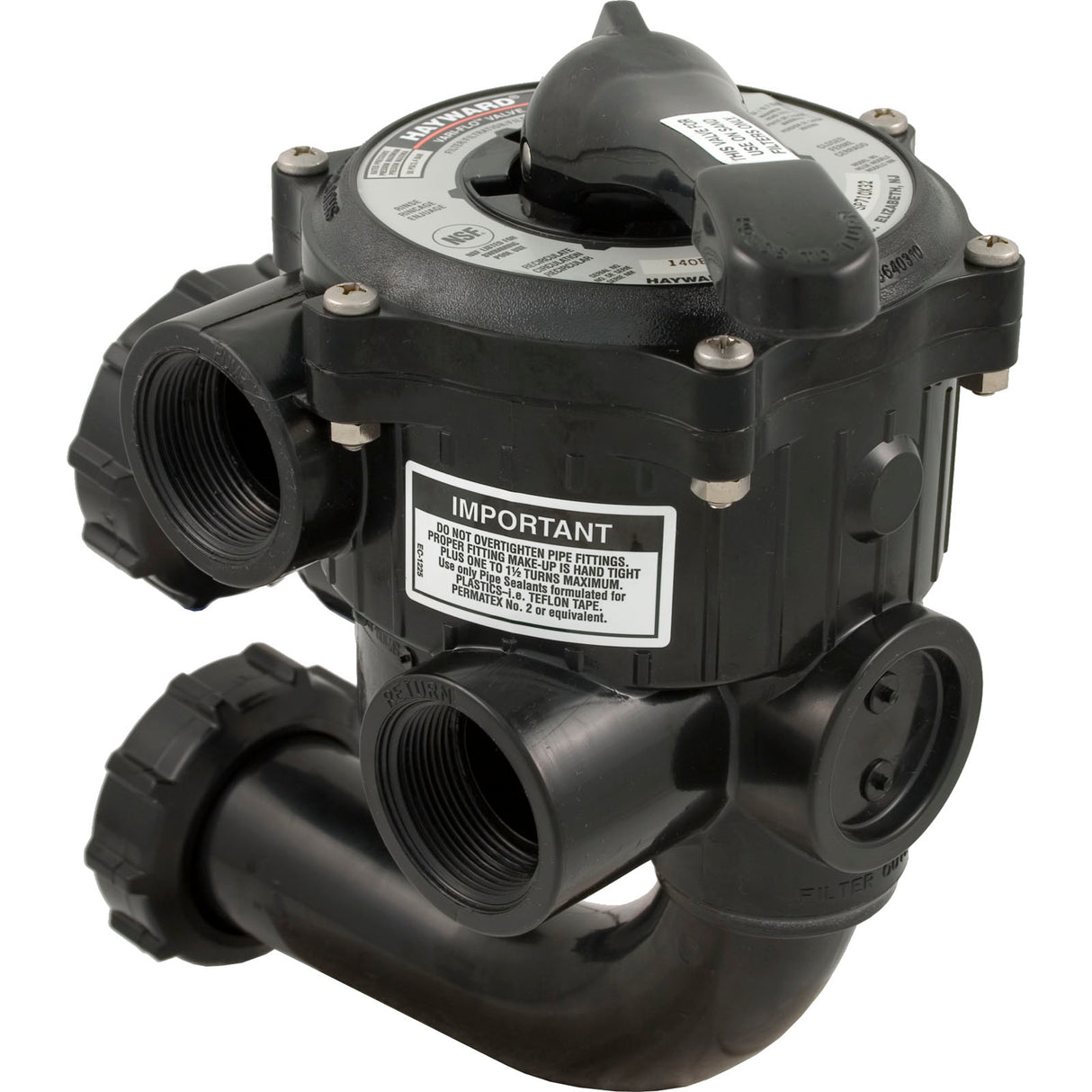 Multiport Valve, Hayward SP0710X32, 1-1/2", 6 Position : SPX0710X32 - Hayward - 0610377034975 - PartsForSpas.com