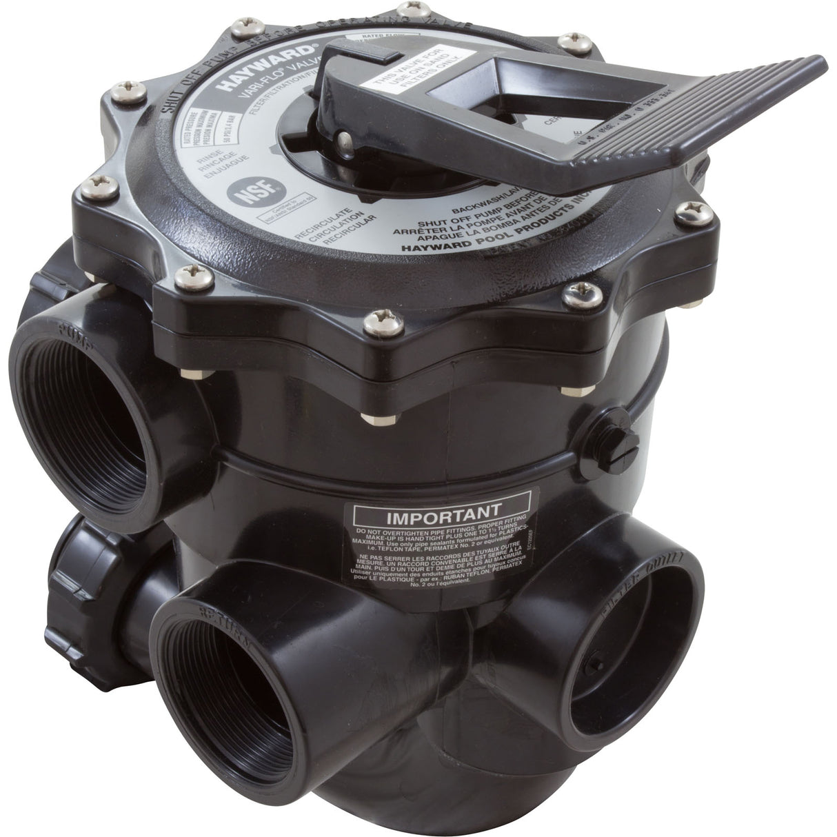 Multiport Valve, Hayward SPX0715X32, 2", 6 Position : SPX0715X32 - Hayward - 0610377035279 - PartsForSpas.com