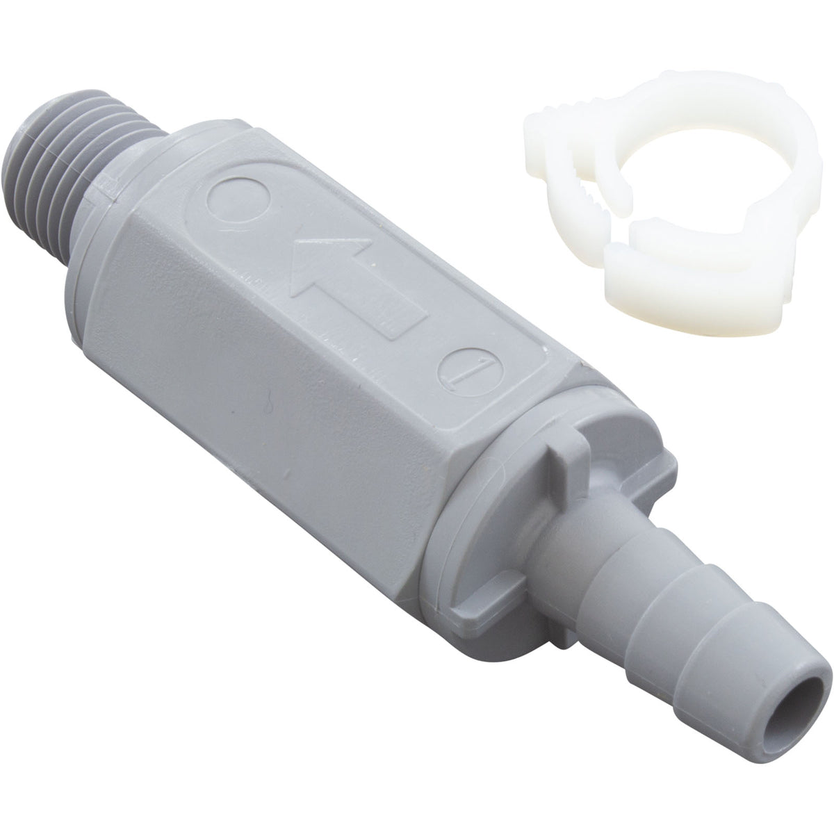 Check Valve, Rola-Chem, 3/8" Barb x 1/4"mpt, In-Line : 521170