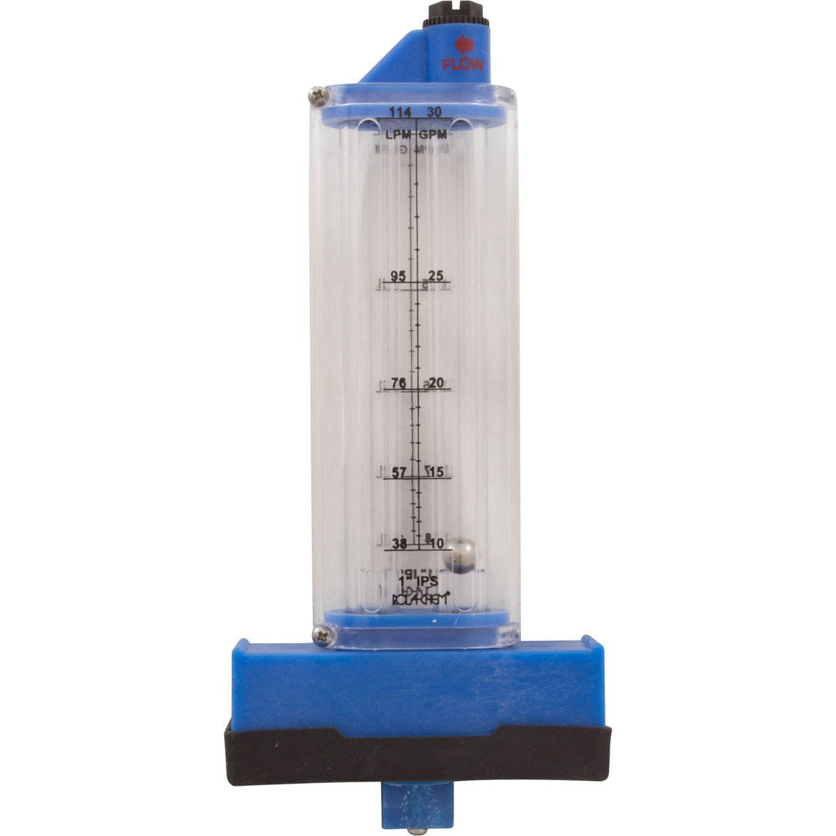 Flowmeter, Rola-Chem Top Mount, 1" PVC, 10-30 GPM : 570321T