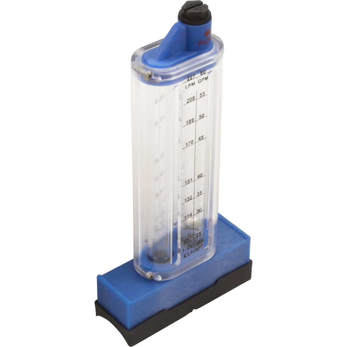 Flowmeter, Rola-Chem Top Mount, 1-1/2" PVC, 25-60 GPM : 570341T - Rola-Chem/Paradise Industries - 757706000611 - PartsForSpas.com