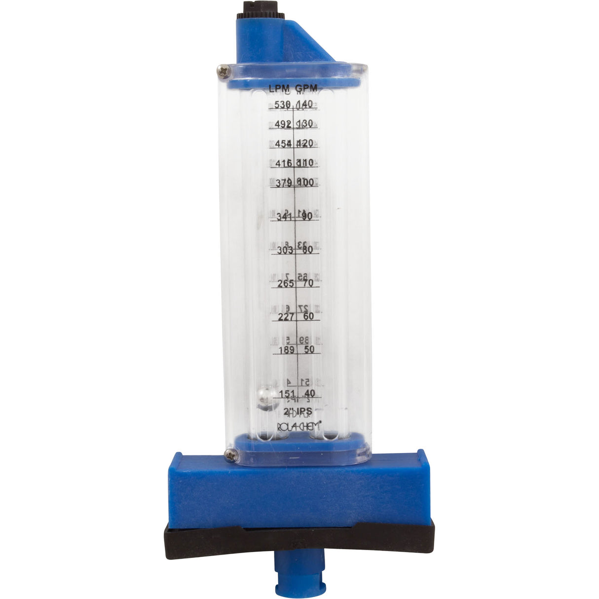 Flowmeter, Rola-Chem Top Mount, 2" PVC, 30-150 GPM : 570351T - Rola-Chem/Paradise Industries - 757706000673 - PartsForSpas.com