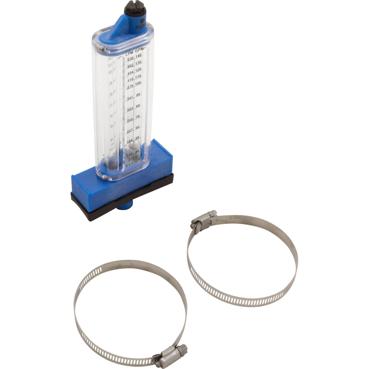 Flowmeter, Rola-Chem Top Mount, 2" PVC, 30-150 GPM : 570351T - Rola-Chem/Paradise Industries - 757706000673 - PartsForSpas.com