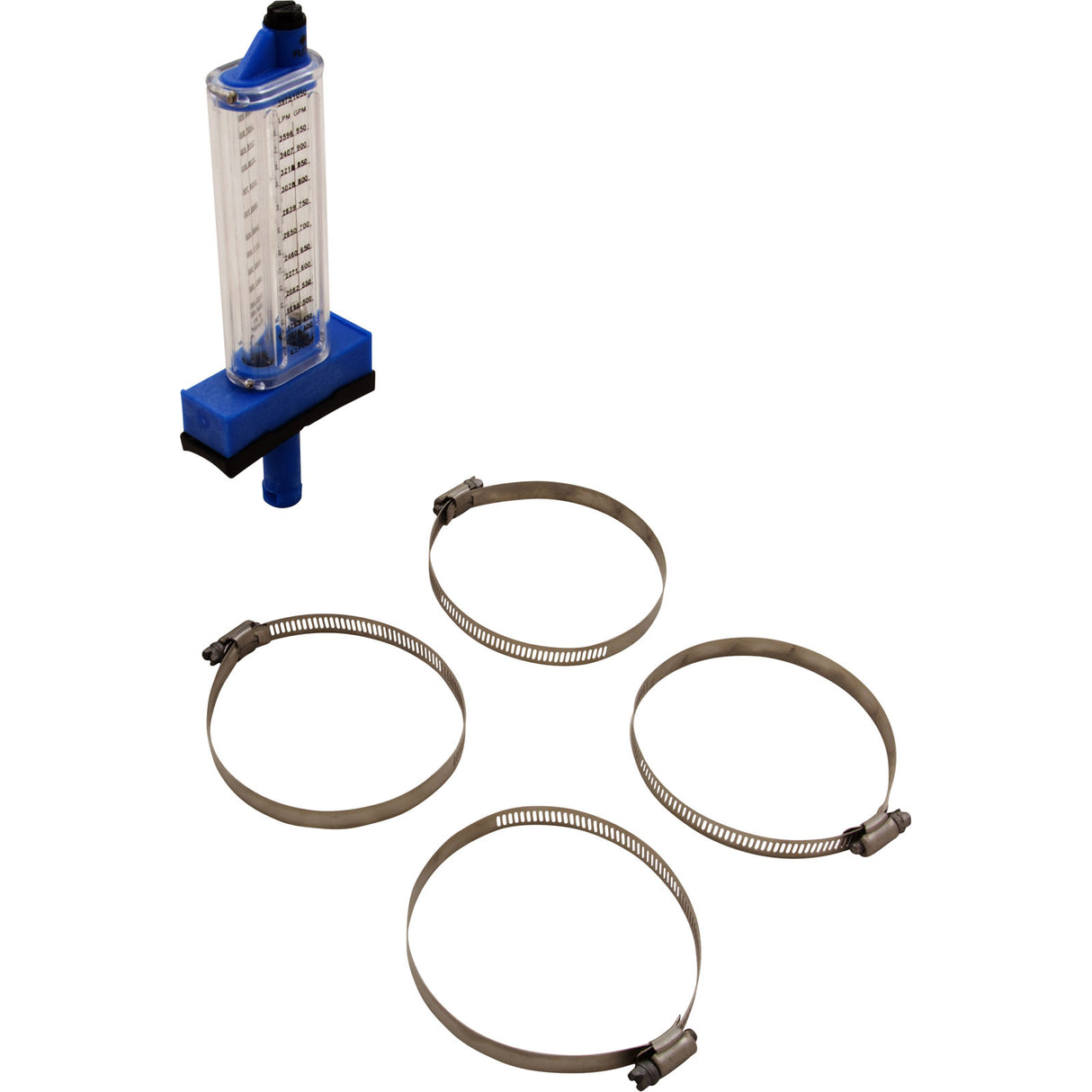Flowmeter, Rola-Chem Top Mount, 6" PVC, 250-1050 GPM : 570391T - Rola-Chem/Paradise Industries - 757706000888 - PartsForSpas.com