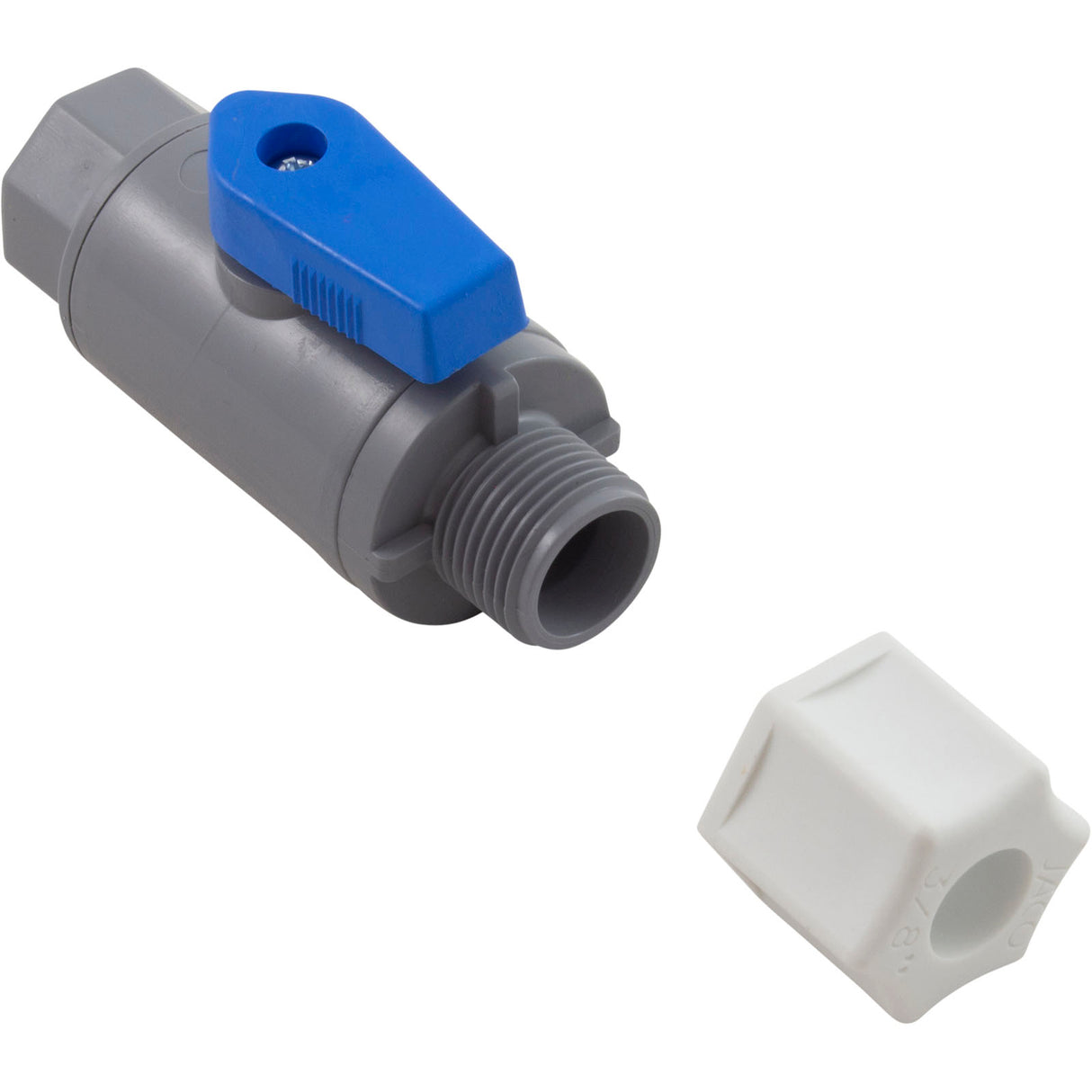 Ball Valve, SMC Series 638, 1/4"fpt x 3/8" Tube : 22193 - US Plastics - 22193 - PartsForSpas.com