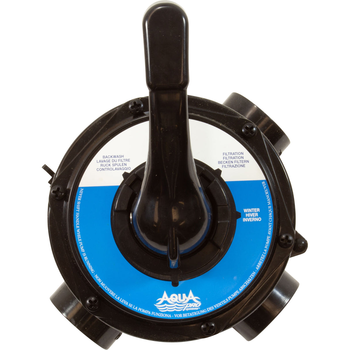 Multiport Valve, AquaPro AL50, 4-Way : 98100-001 - AquaPro Systems - 98100-001 - PartsForSpas.com