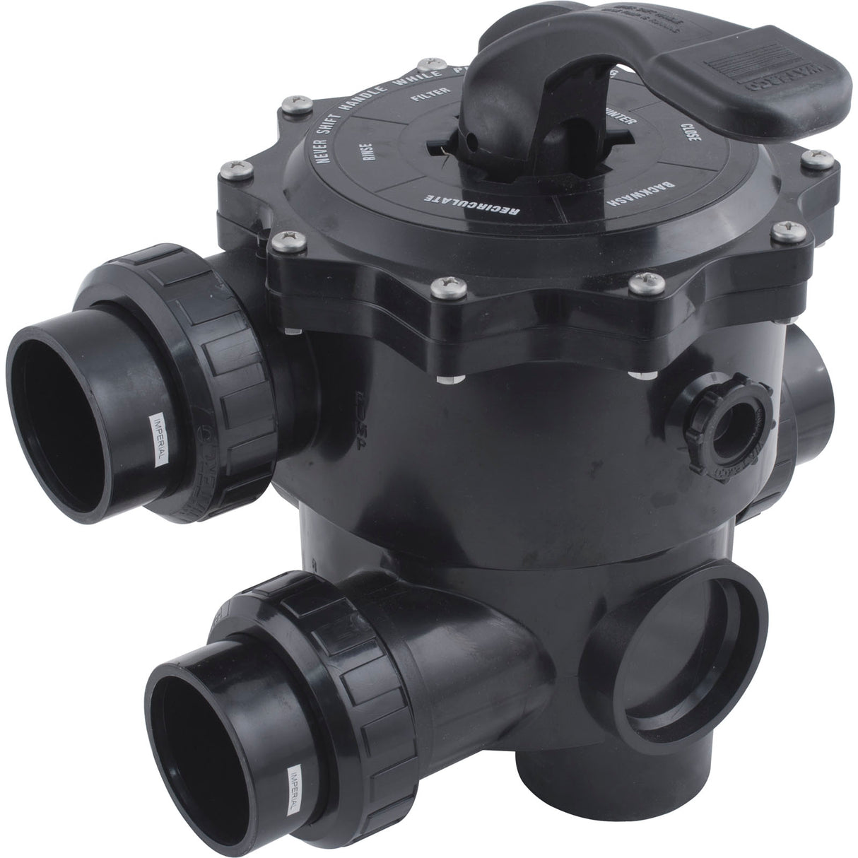 Multiport Valve, Waterco Side Mount, 2", 6 Position : 2290590 - Waterco - 2290590 - PartsForSpas.com