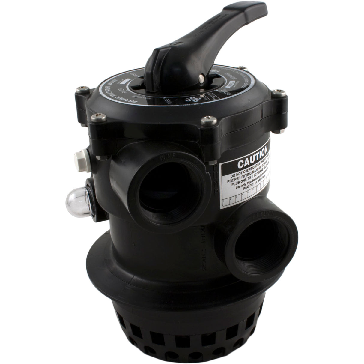 Multiport Valve, Praher TM-12-S, 1-1/2" Female Pipe Thread : TM-12-S - Praher Canada Ltd - TM-12-S - PartsForSpas.com