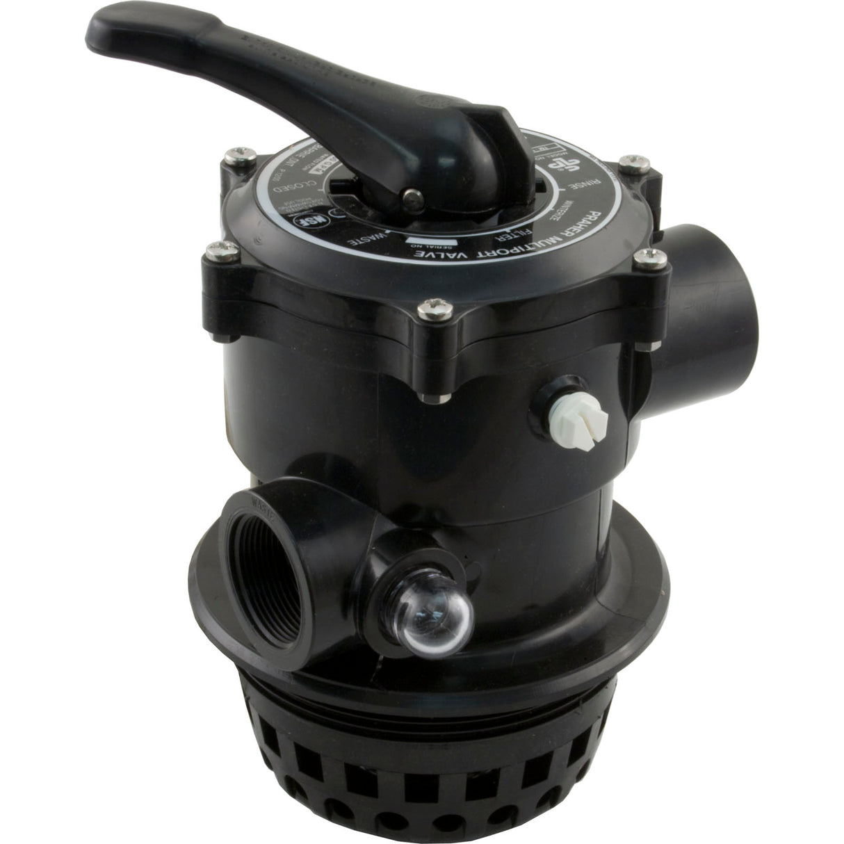 Multiport Valve, Praher TM 12-PB, 1-1/2" Female Pipe Thread : TM-12-PB - Praher Canada Ltd - TM-12-PB - PartsForSpas.com