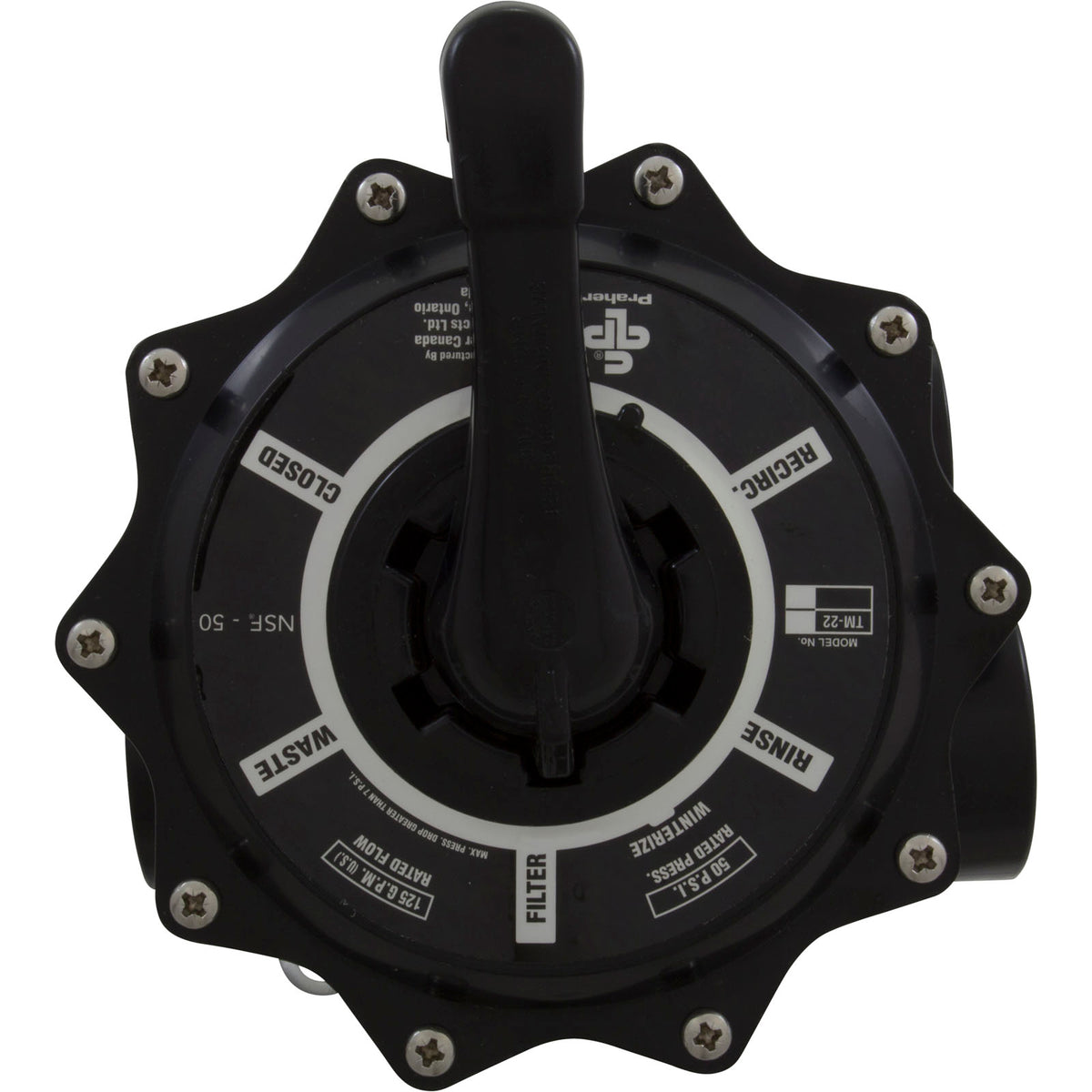Multiport Valve, Praher TM-22-E, 2" Female Pipe Thread : TM-22-E