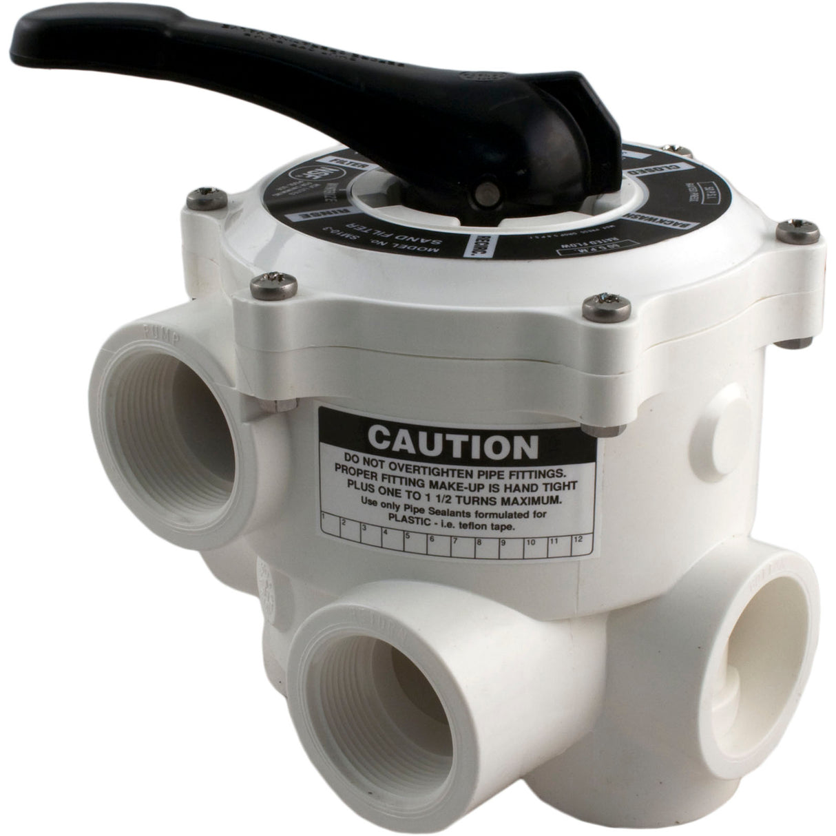 Multiport Valve, Praher SM-10-3, 1-1/2" Female Pipe Thread : SM-10-3 - Praher Canada Ltd - SM-10-3 - PartsForSpas.com