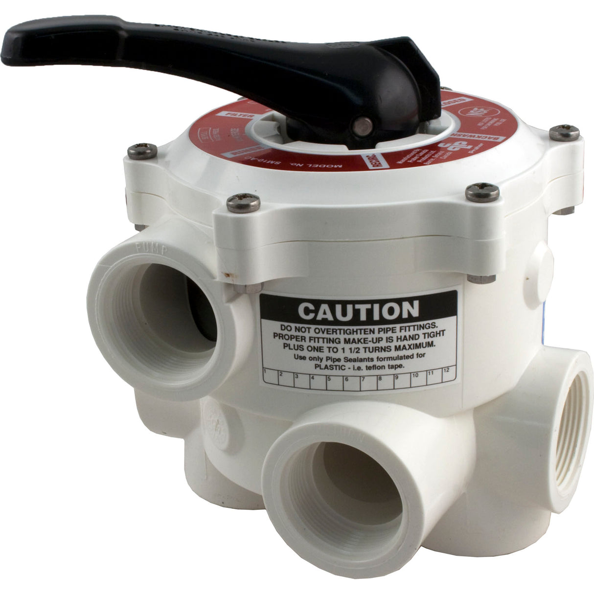 Multiport Valve, Praher SM-10-AO, 1-1/2" Female Pipe Thread : SM-10-AO - Praher Canada Ltd - SM-10-AO - PartsForSpas.com