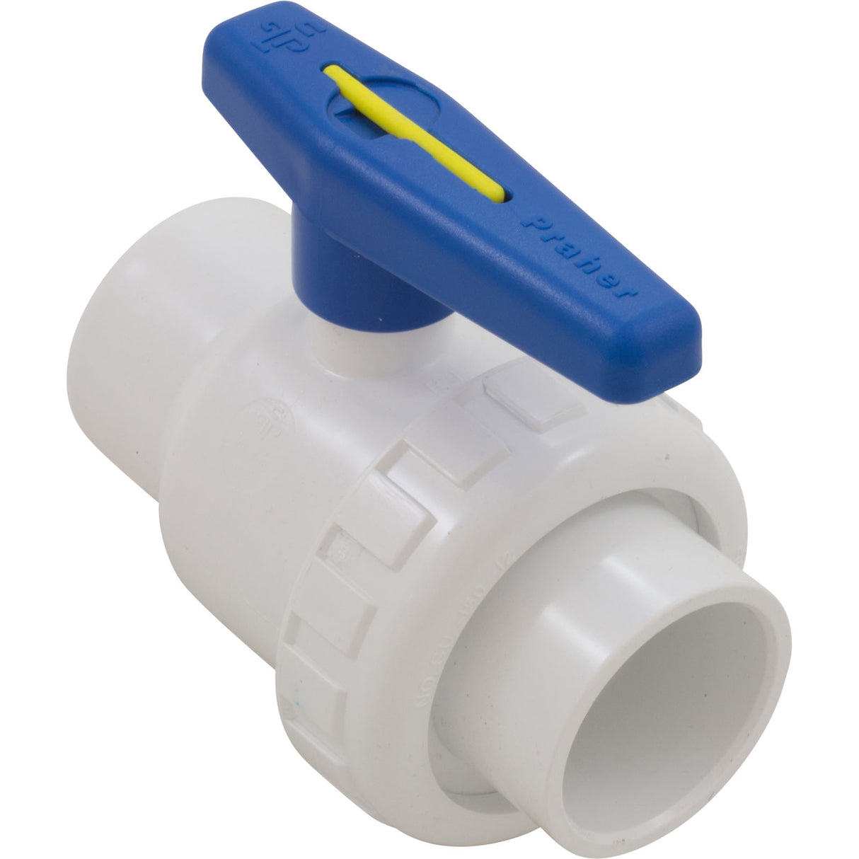 Ball Valve, Praher, 1-1/2" Slip : 150-010 - Praher - 885531000329 - PartsForSpas.com