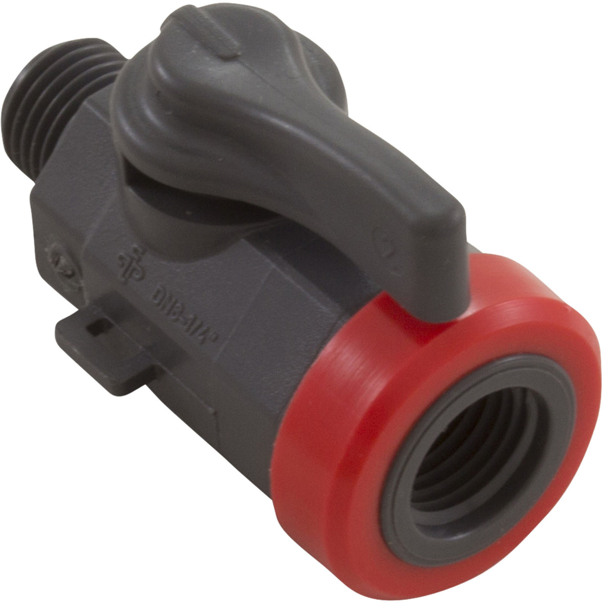 Ball Valve, Praher, 1/4"mpt x 1/4"fpt, Without Fittings : LC-PV - Praher - 88553100056 - PartsForSpas.com