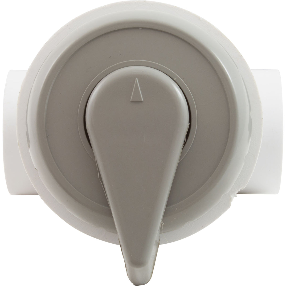 Diverter Valve, WW, 1", 2 Port, Top Mount, Vertical, Gry : 600-4347 - Waterway Plastics - 600-4347 - PartsForSpas.com