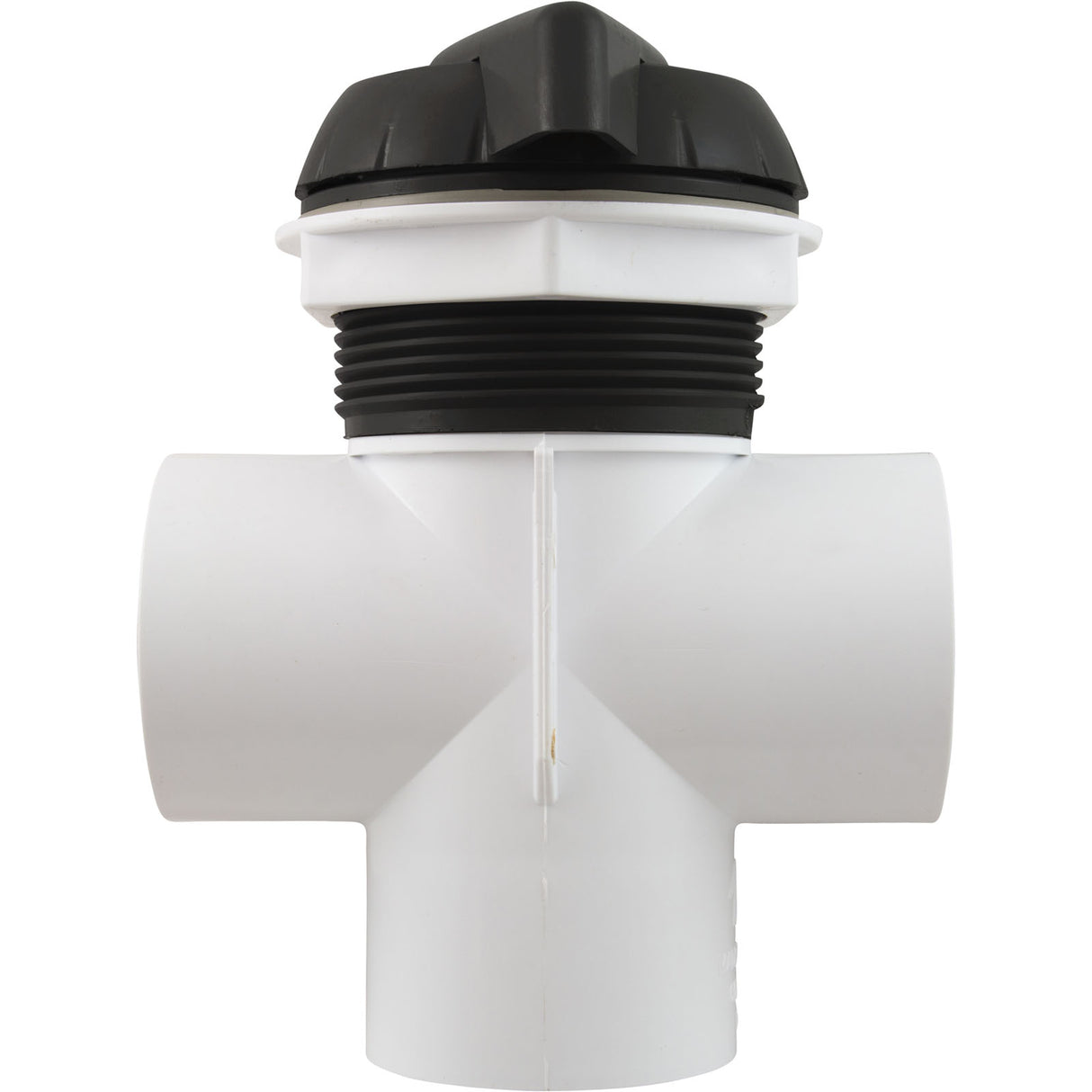Diverter Valve, WW, 2", 2 Port, Top Mount, Notched, Black : 600-3061 - Waterway Plastics - 806105102058 - PartsForSpas.com