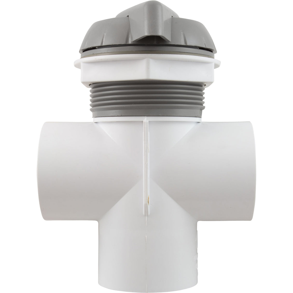 Diverter Valve, WW, 2", 2 Port, Top Mount, Notched, Gray : 600-3067 - Waterway Plastics - 806105102089 - PartsForSpas.com