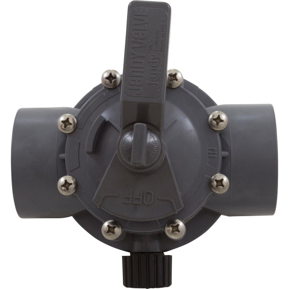 Diverter Valve, Jandy/Zod, 2"s/2-1/2"spg Pos Seal, 2 Way, Gray : 2876 - Jandy/Laars/Zodiac - 052337001427 - PartsForSpas.com