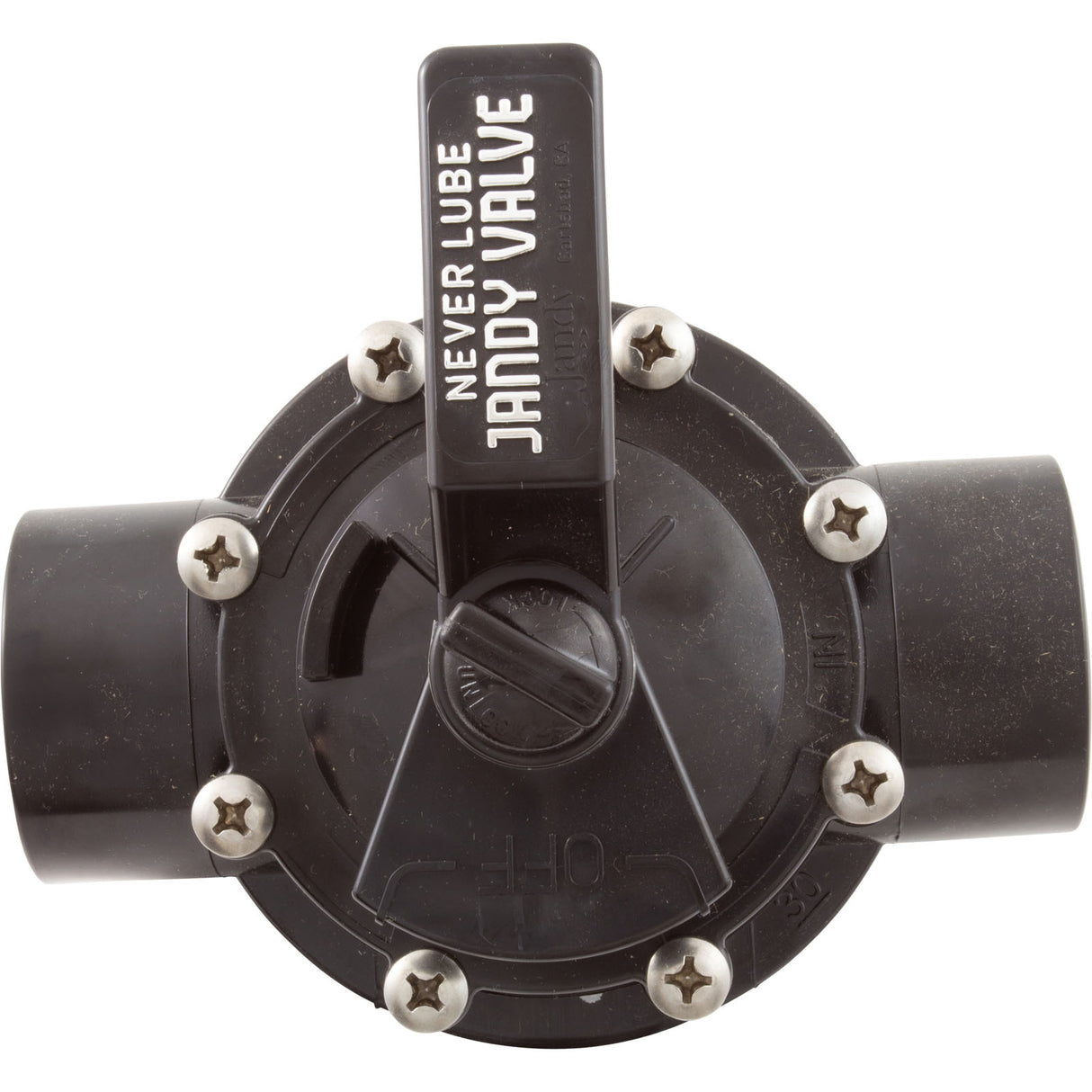 Diverter Valve, Jandy Neverlube, 1-1/2" x 2" Pos Seal, 2 Port : 4724 - Jandy/Laars/Zodiac - 052337002097 - PartsForSpas.com