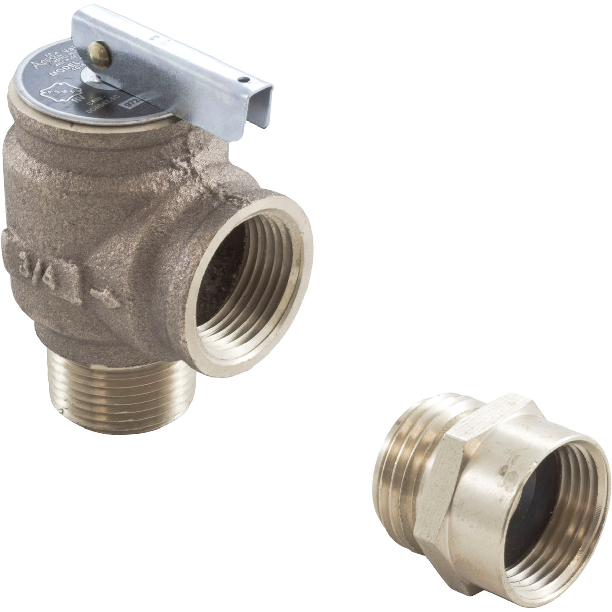 Pressure Relief Valve, Jandy/Zodiac, 3/4" x 3/4", 75psi, polymer : R0336100 - Jandy/Laars/Zodiac - 052337015936 - PartsForSpas.com