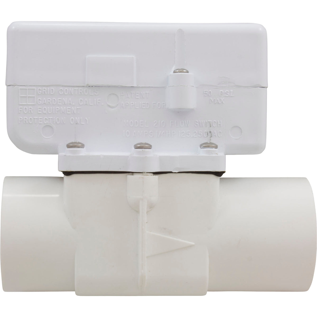 Flow Switch, Grid Controls M-210, 10A, 2" Spigot : 57-F1-2212-01W - Grid Controls - 57-F1-2212-01W - PartsForSpas.com