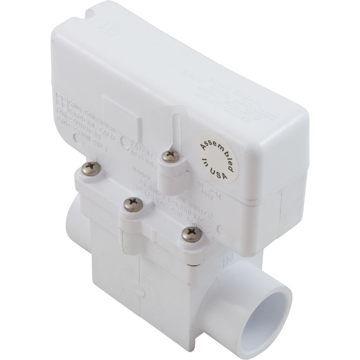Flow Switch, Grid Controls M-225, 25A, 1" Slip : 57-F1-2215-00W - Grid Controls - 57-F1-2215-00W - PartsForSpas.com