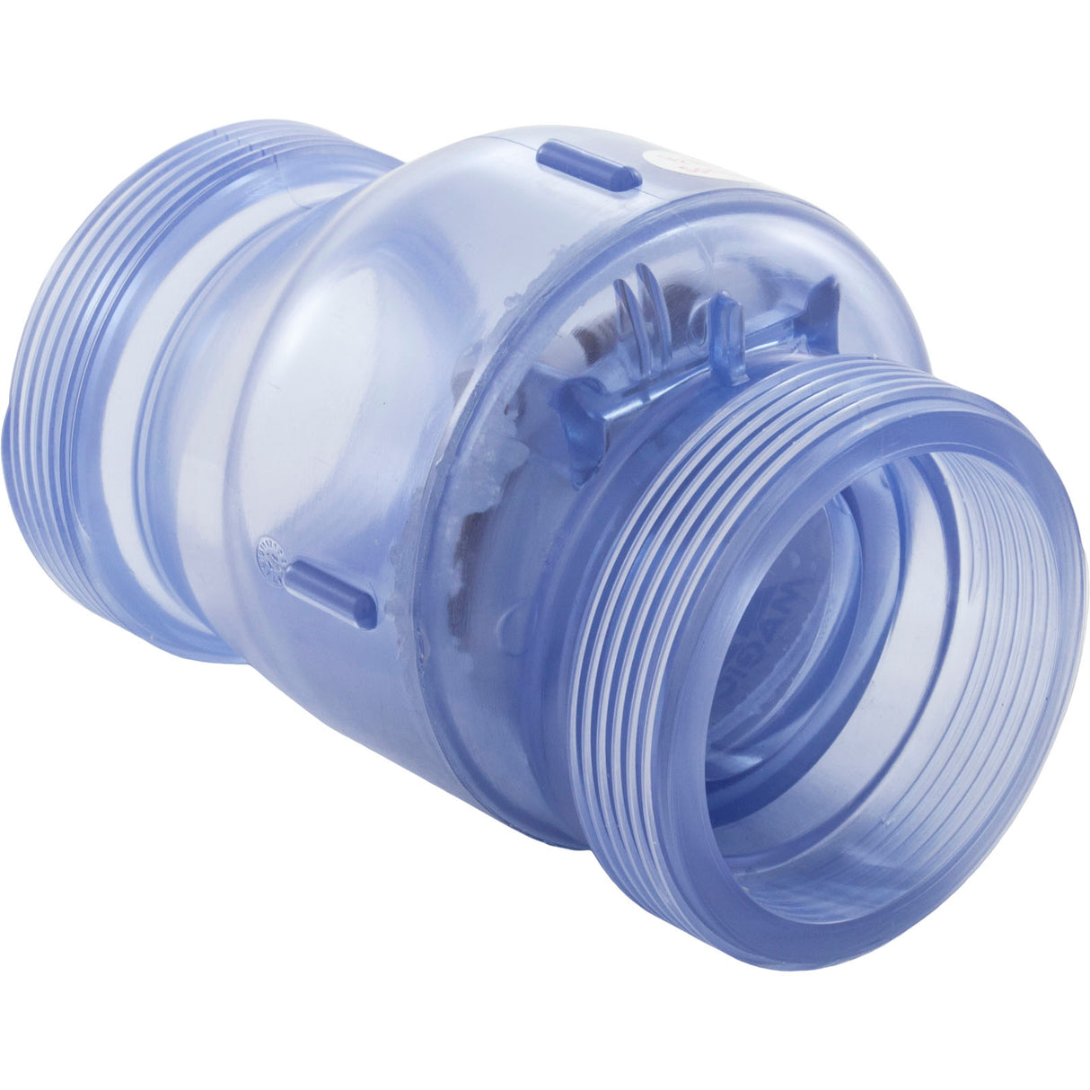 Check Valve, Magic, 1-1/2" ACME Fine Thd, 1/2lb, Clear : 0823-15RTC - Magic Plastics - 0823-15RTC - PartsForSpas.com