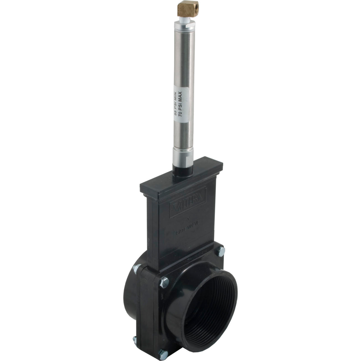 Gate Valve, 3 pc Pneumatic, Valterra, 3"fpt x 3"fpt, 30psi : 9307