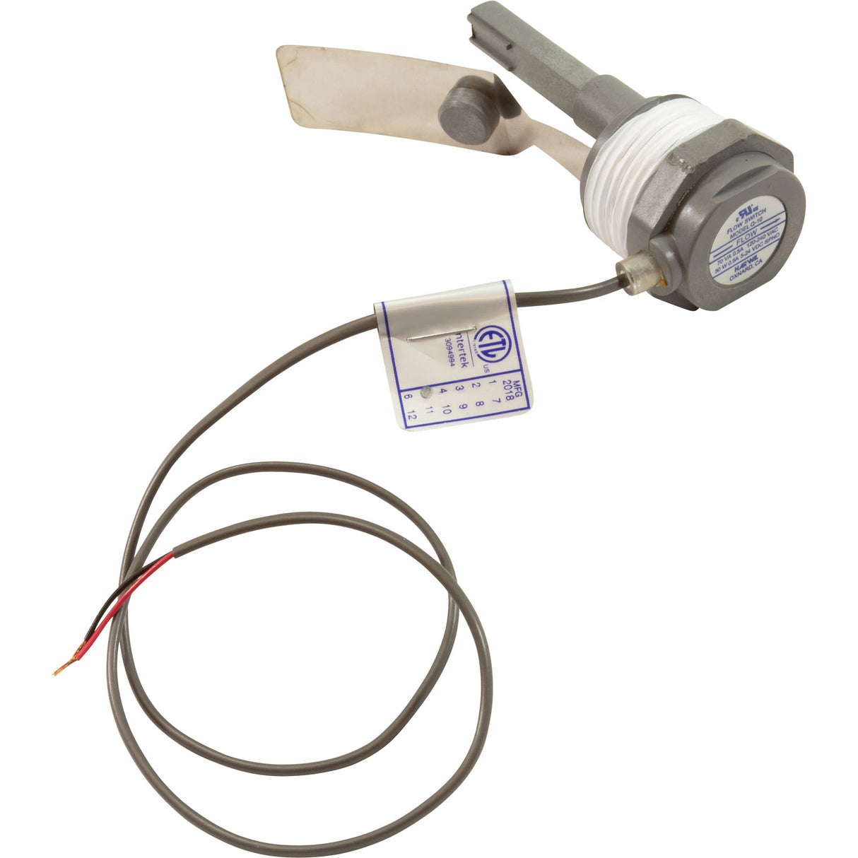 Flow Switch, Harwil D1 Q10N, 1"mpt, 0.5A : 1710-14 - Harwil - 1710-14 - PartsForSpas.com