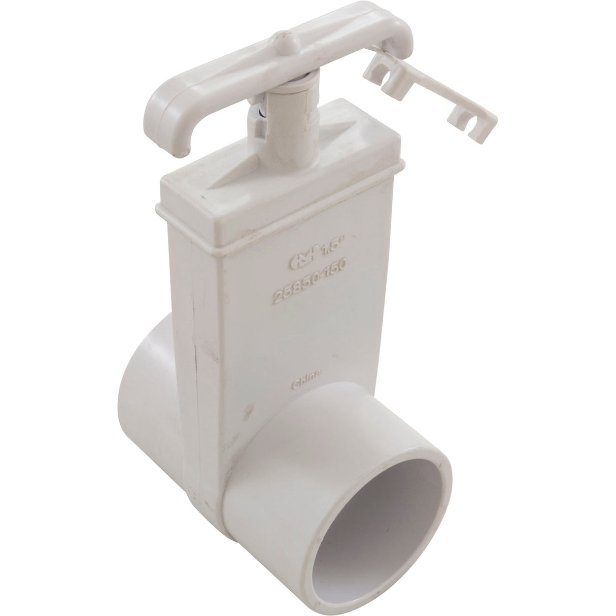 Gate Valve, CMP, 1-1/2" Slip x 1-1/2" Slip, Locking : 25850-150-000 - Custom Molded Products - 849640025307 - PartsForSpas.com