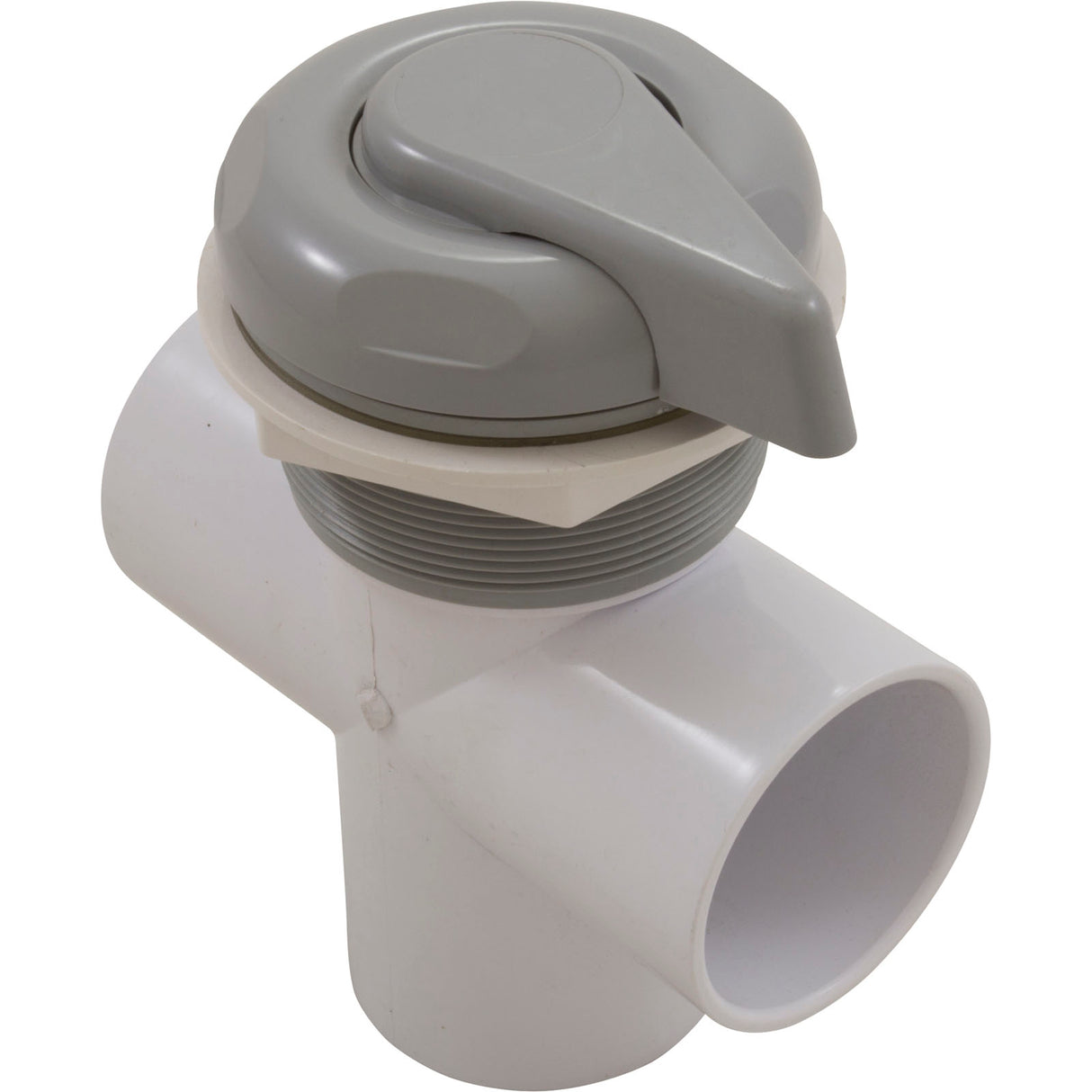 Diverter Valve, CMP Lever Handle, 2"s, 2 Port, Smth Scal, Gry : 25048-019-000 - Custom Molded Products - 25048-019-000 - PartsForSpas.com