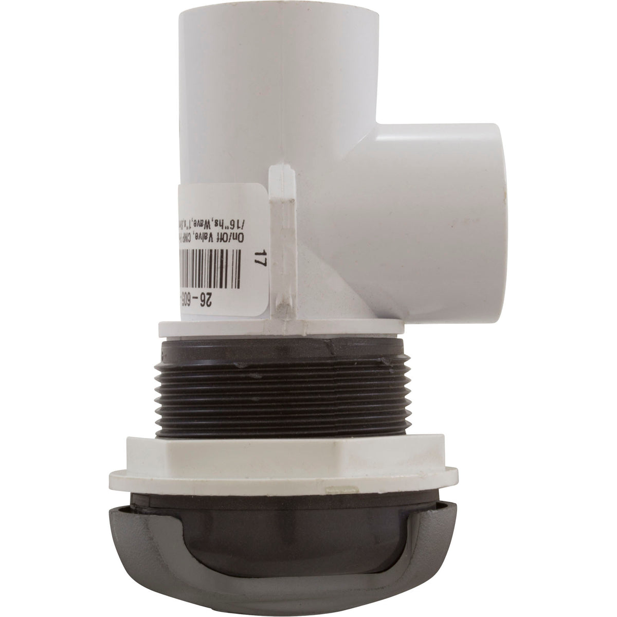 On/Off Valve, CMP Pro-Seal, 2-1/16"hs, Wave, 1"s, Slvr/Graph Gry : 25036-707-000