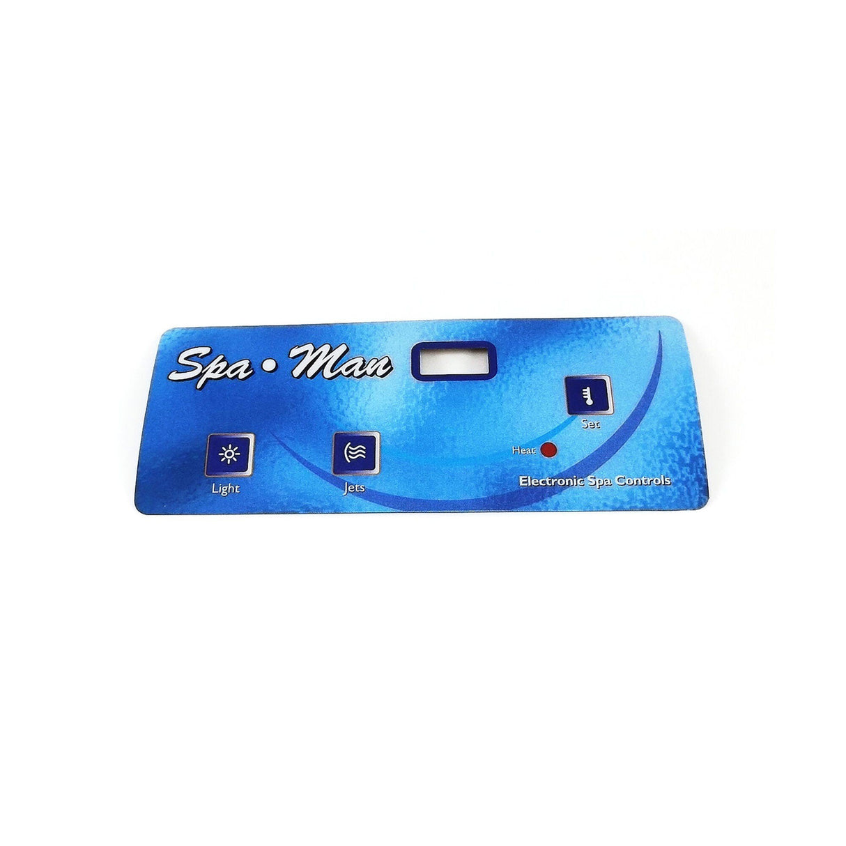 Overlay, E5-1, Sv500, 1 Pump, Spa Man Logo : 11625
