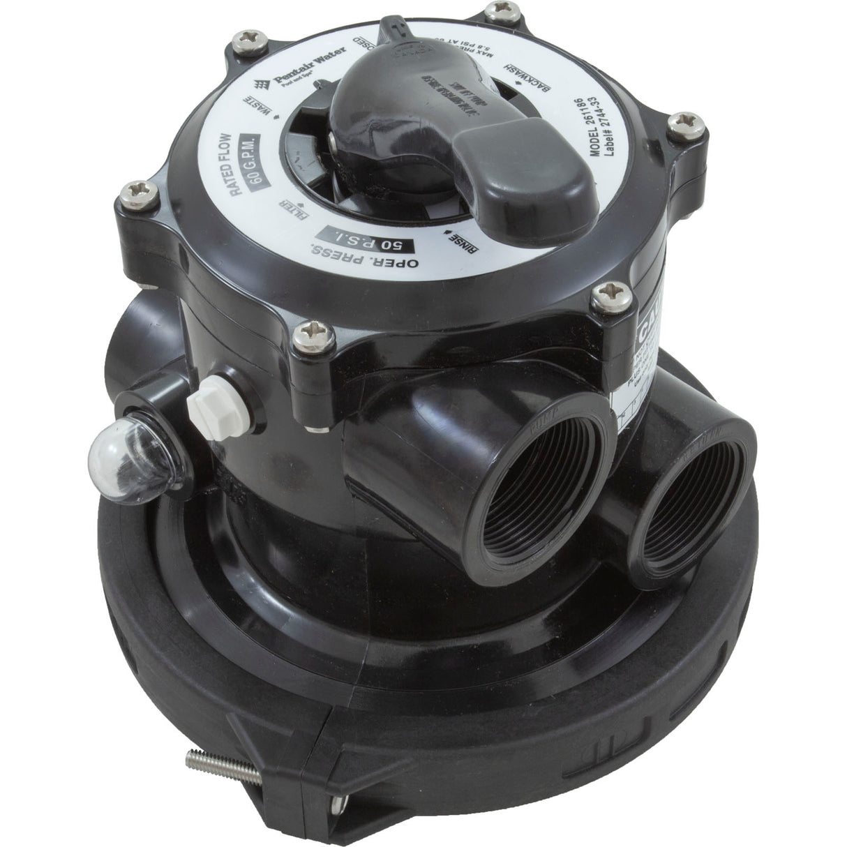 Multiport Valve, Pentair-Praher TM-12-L, 1-1/2" fpt : 261186 - StaRite/Pentair - 788379803827 - PartsForSpas.com