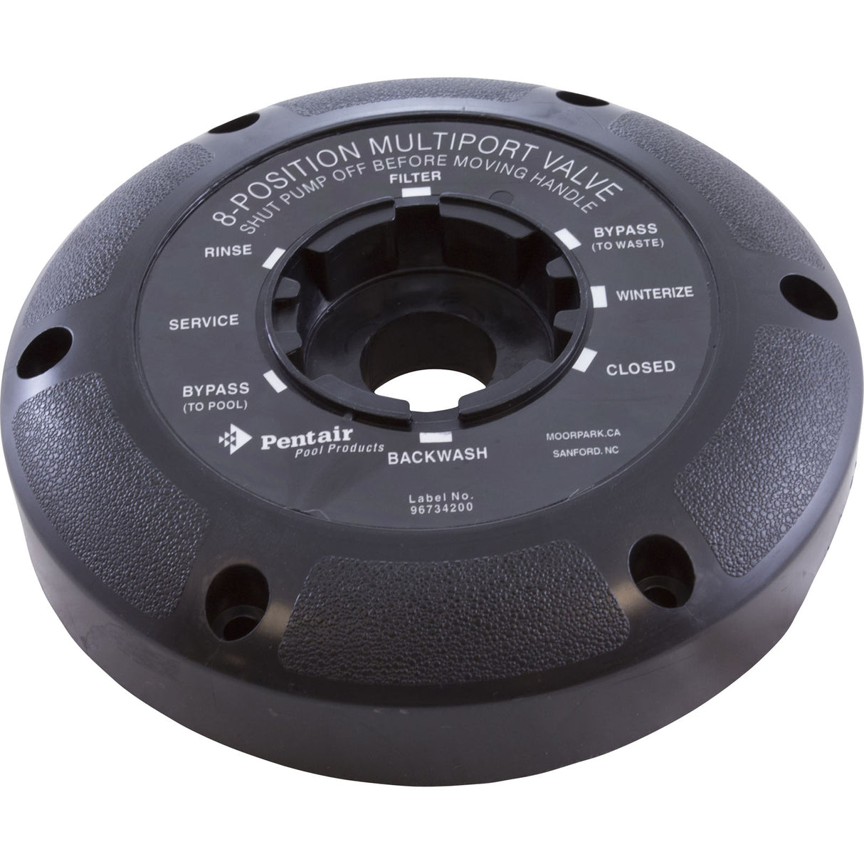 Cover, Pent Am Prod Top Mount Clamp-On Valve, 8-pos : 50133100 - American Products/Pentair - 50133100 - PartsForSpas.com