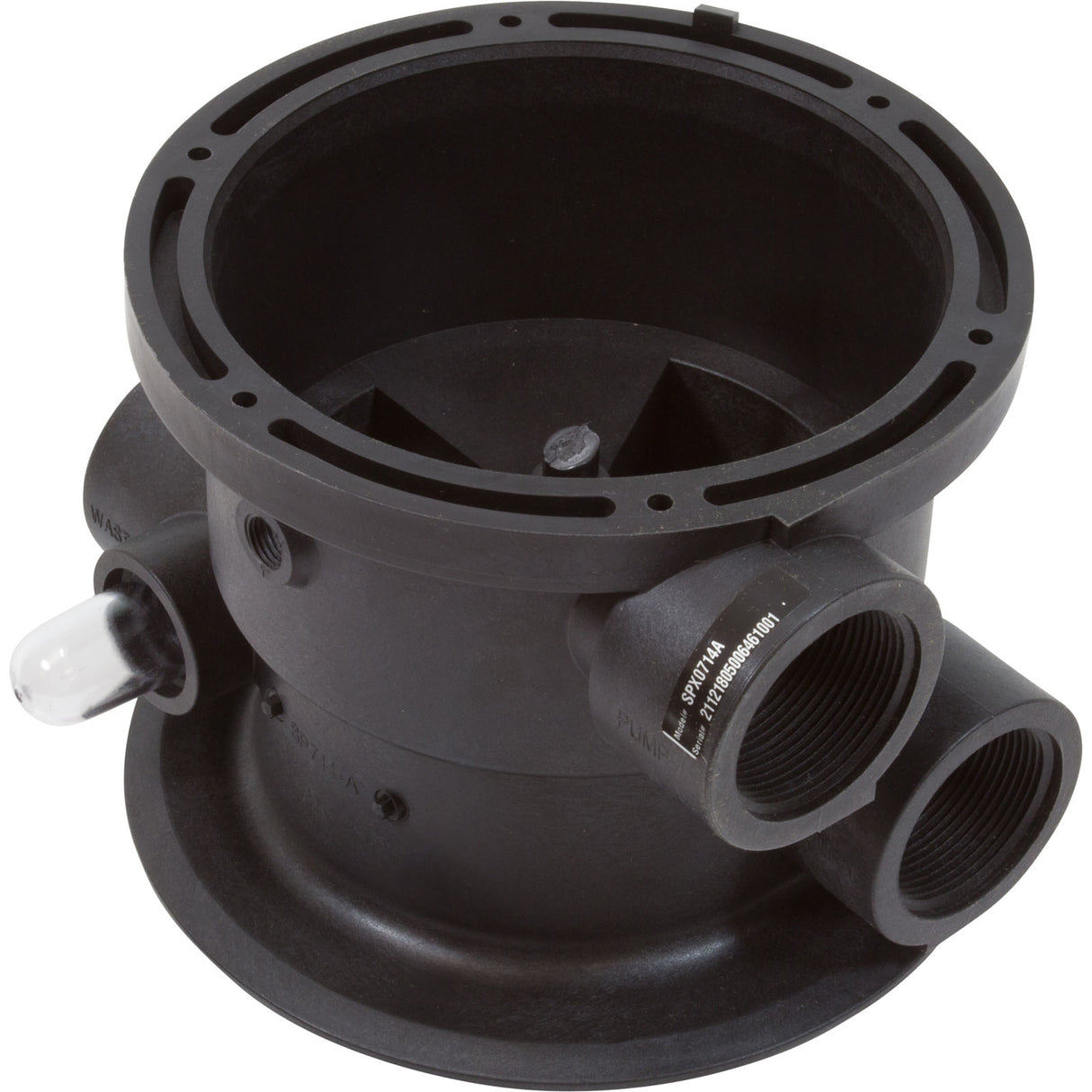 Body, Hayward SP0714T Vari-Flo Valve, with Sight Glass : SPX0714A - Hayward - SPX0714A - PartsForSpas.com