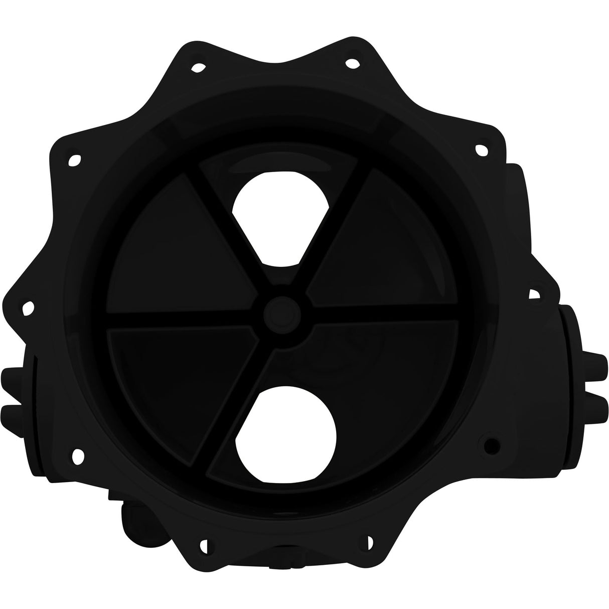 Body, Praher ABS 2" Side Mount Valves, 2"fpt, Black : E-13-S2B - Praher Canada Ltd - E-13-S2B - PartsForSpas.com