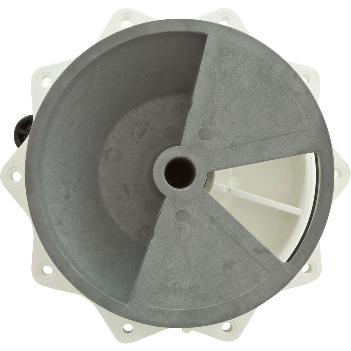 Lid Assembly, Praher ABS Top/Side Mt Valves, w/O-Ring, 2", Wht : E-50-S2 - Praher Canada Ltd - E-50-S2 - PartsForSpas.com