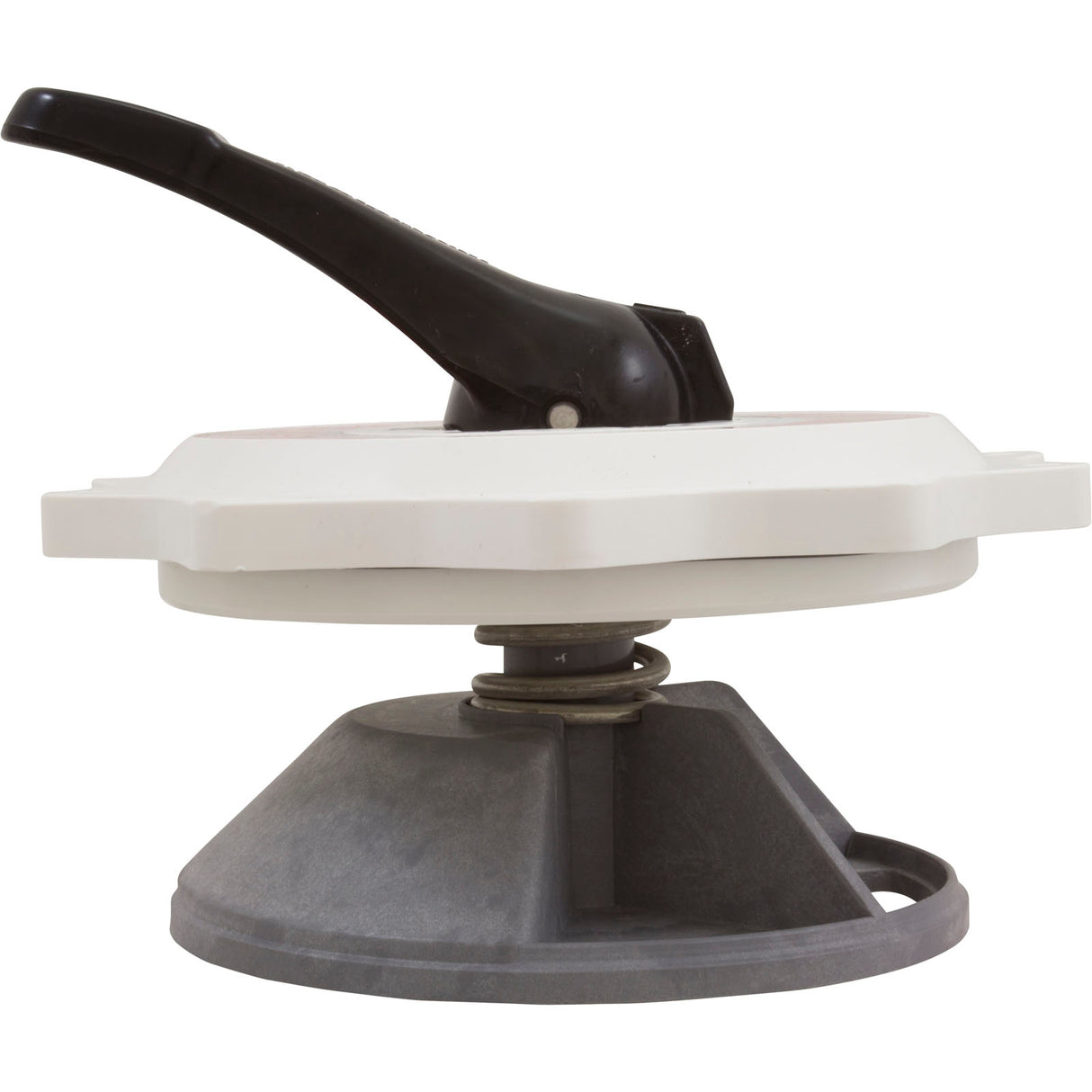 Lid Assembly, Praher ABS Top/Side Mt Valves, w/O-Ring, 2", Wht : E-50-S2 - Praher Canada Ltd - E-50-S2 - PartsForSpas.com
