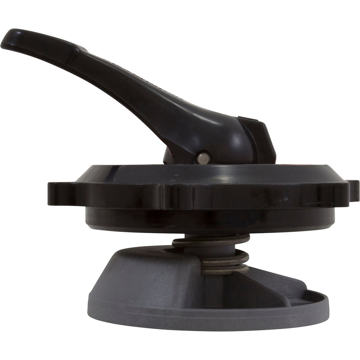 Lid Assy, Praher ABS Top/Side Mount Valves, 1-1/2", Blk, 60gpm : E-50-S1B - Praher Canada Ltd - E-50-S1B - PartsForSpas.com