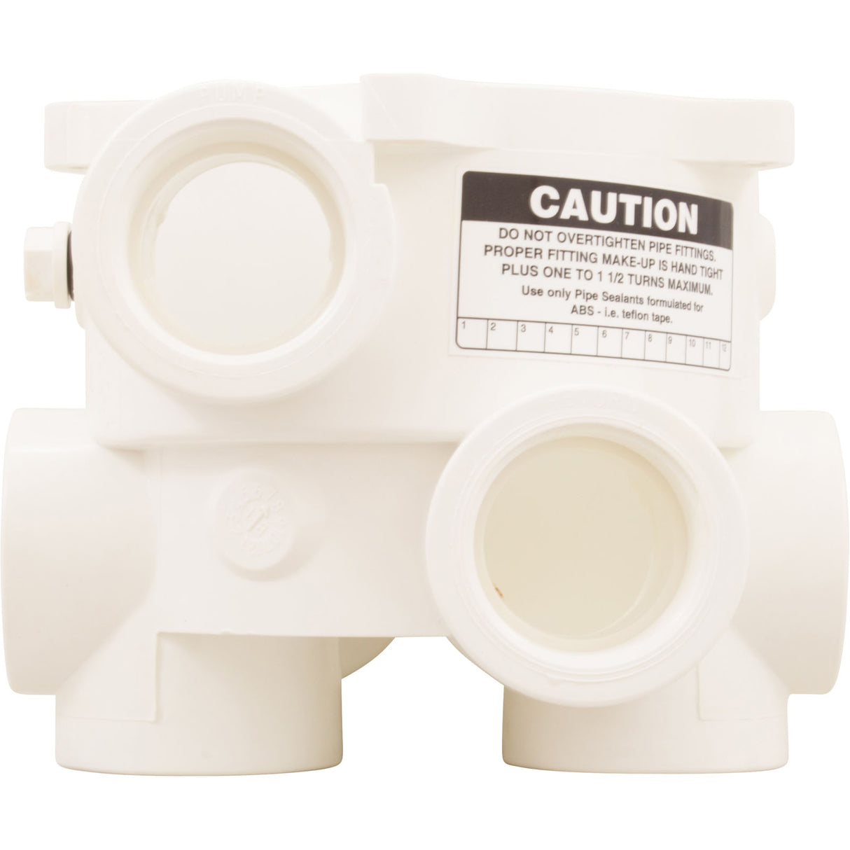 Body Assembly, Praher SM-10-AO Valve, 1-1/2", White : E-55-S1 - Praher Canada Ltd - E-55-S1 - PartsForSpas.com