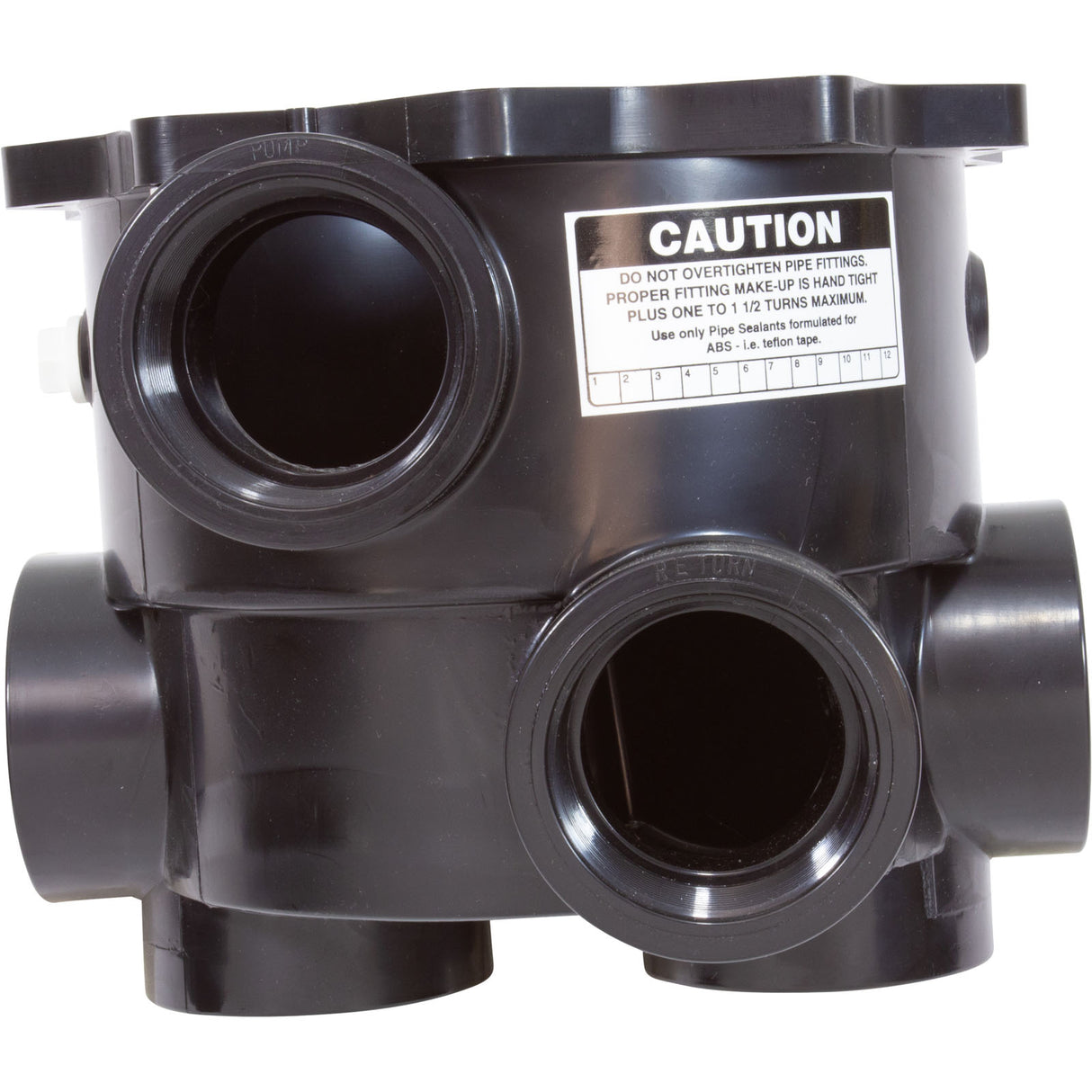 Body Assembly, Praher SM-20-AO Valve, 2", Black : E-55-S2B - Praher Canada Ltd - E-55-S2B - PartsForSpas.com