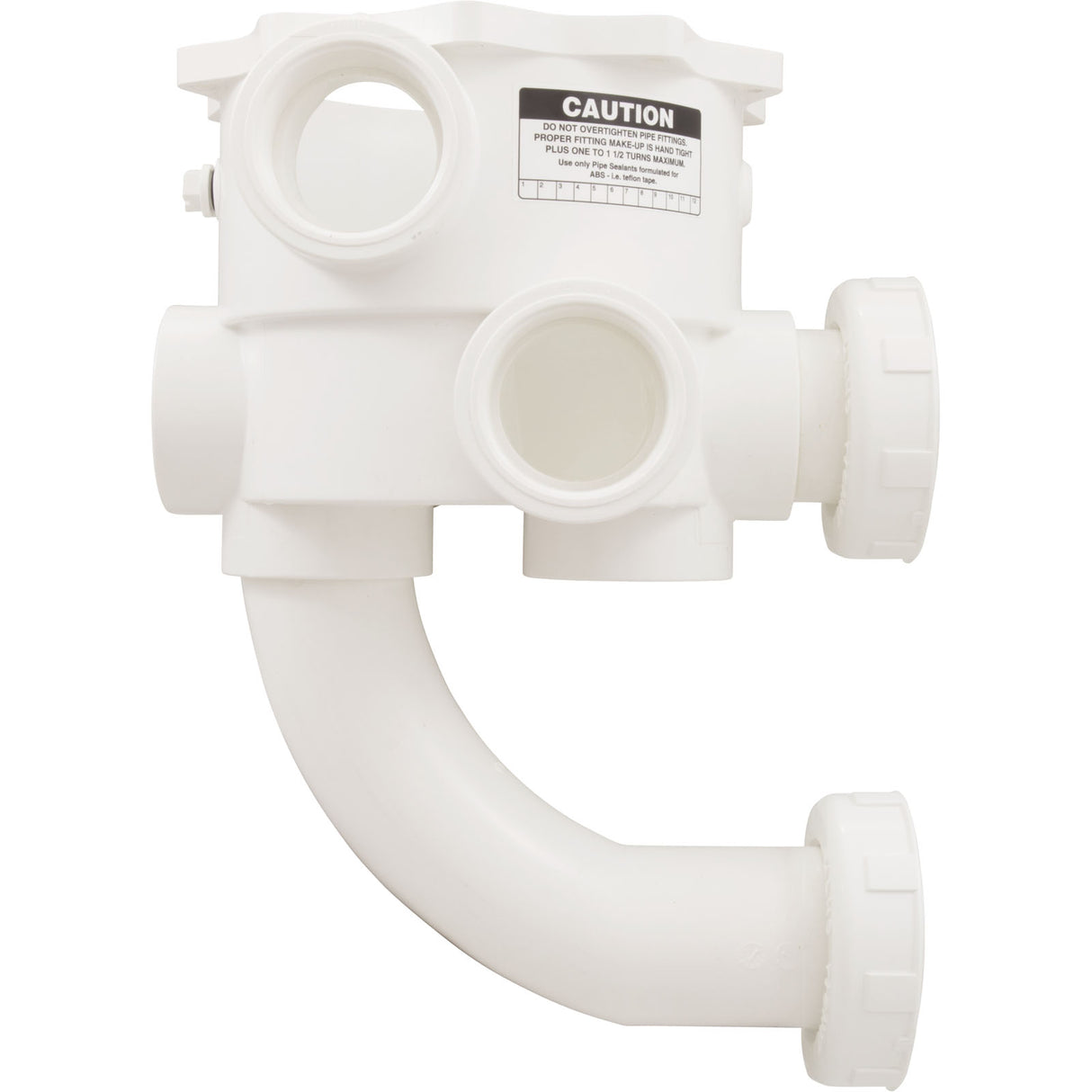 Body Assembly, Praher SM2-PP2 Valve, 2", White : E-55-S2PP2 - Praher Canada Ltd - E-55-S2PP2 - PartsForSpas.com