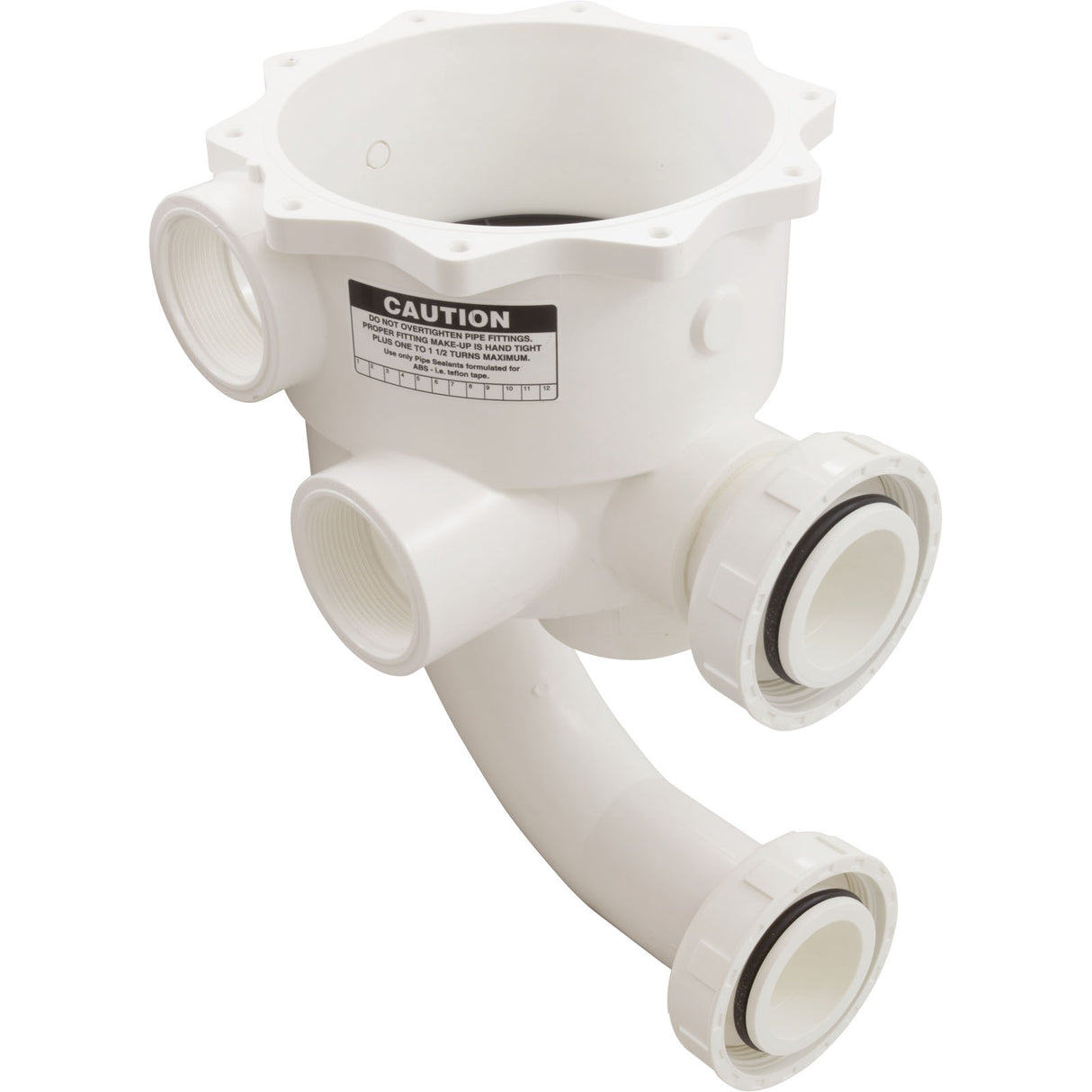 Body Assembly, Praher SM2-PP2 Valve, 2", White : E-55-S2PP2 - Praher Canada Ltd - E-55-S2PP2 - PartsForSpas.com