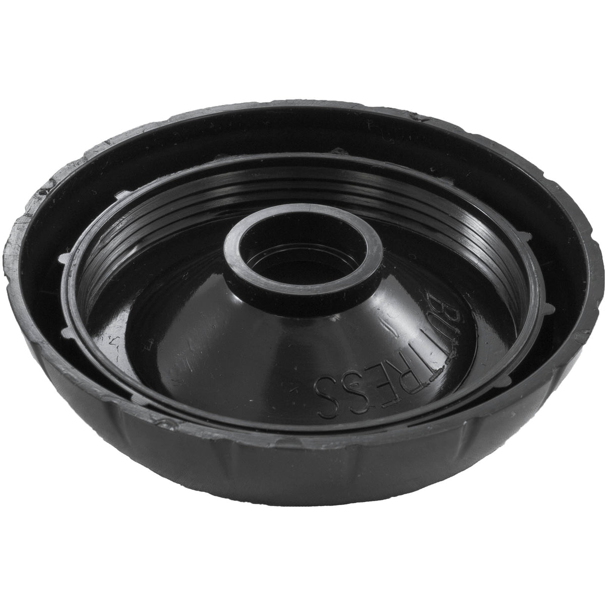 Cap, Waterway Top Access Diverter Valve, 2", Notched, Black : 602-3551