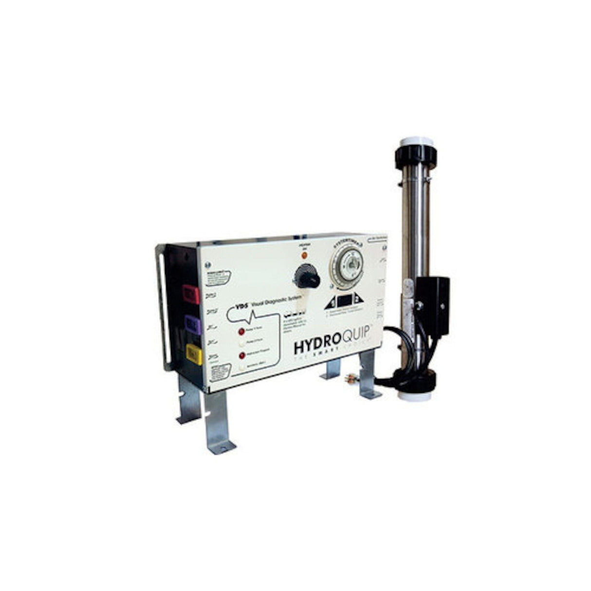 Control System, Air, HydroQuip CS6008US1, Versa-Heat, Pump1, Blower or P2 w/Cords : CS6008-US1-VH