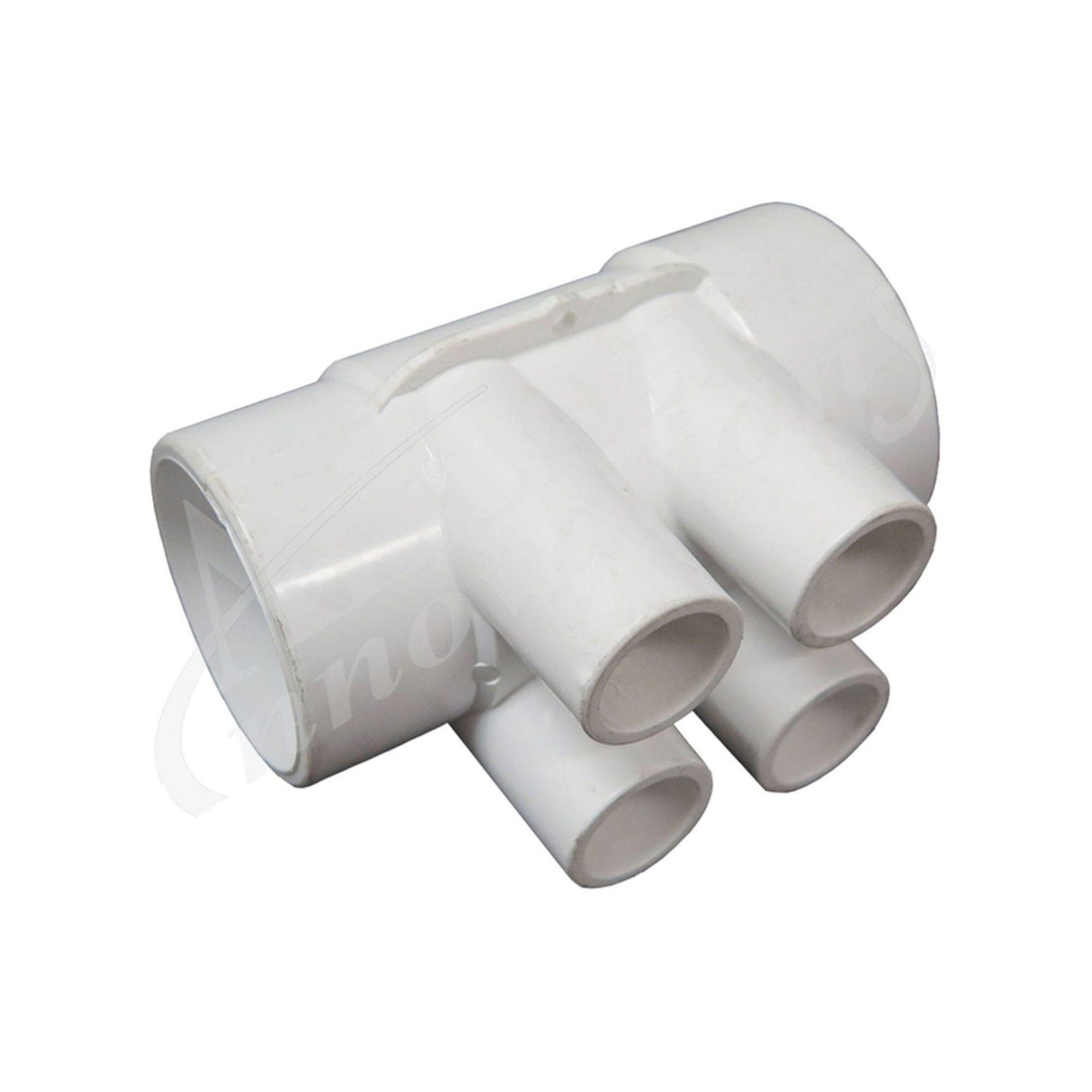 Manifold, PVC, Sundance, 2"Slip x 1-1/2"Spigot x 4 1/2"Slip Ports : 6540-119
