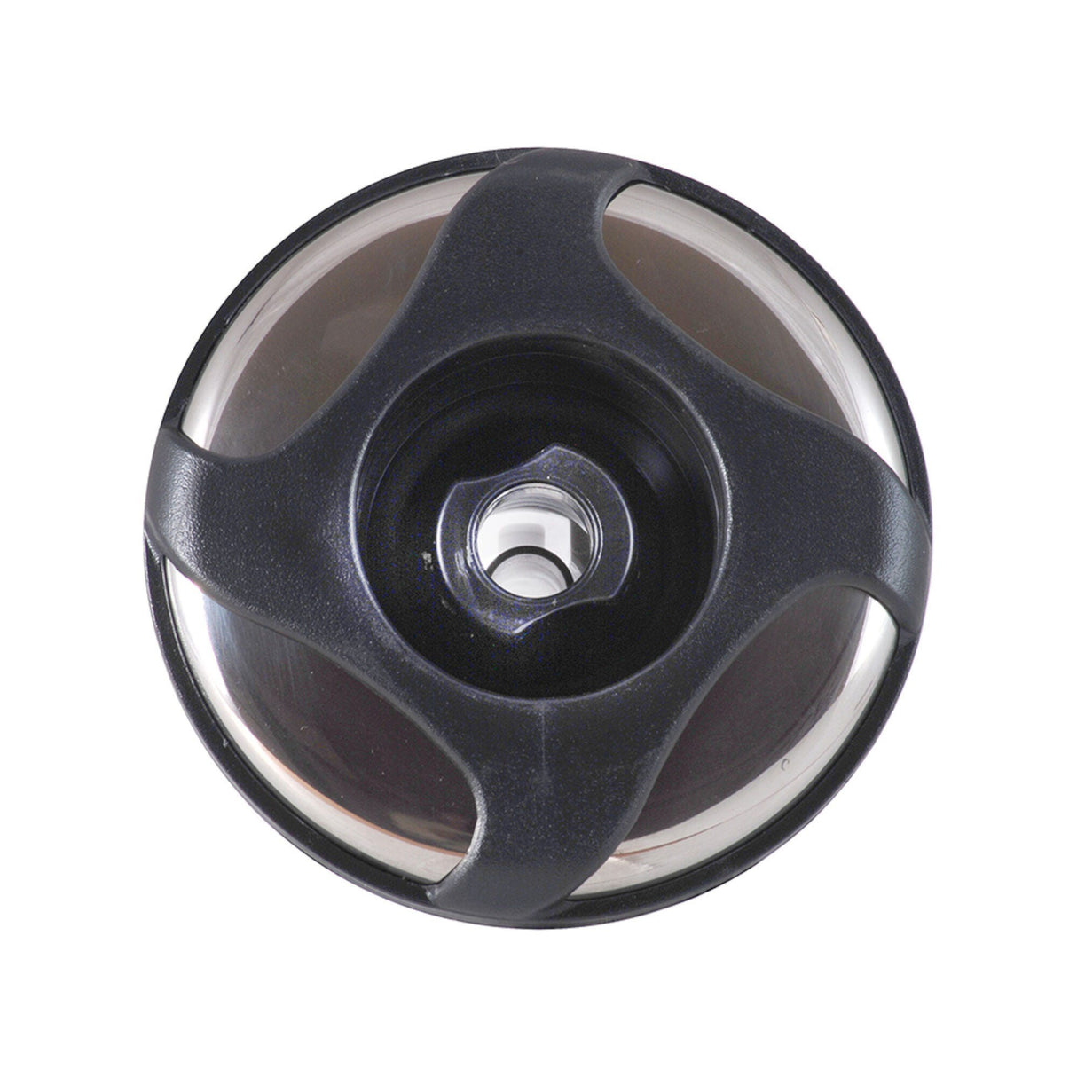 Jet Internal, Waterway Poly Storm, Directional, 4" Face, Swirl, Black/Stainless : 212-0471S