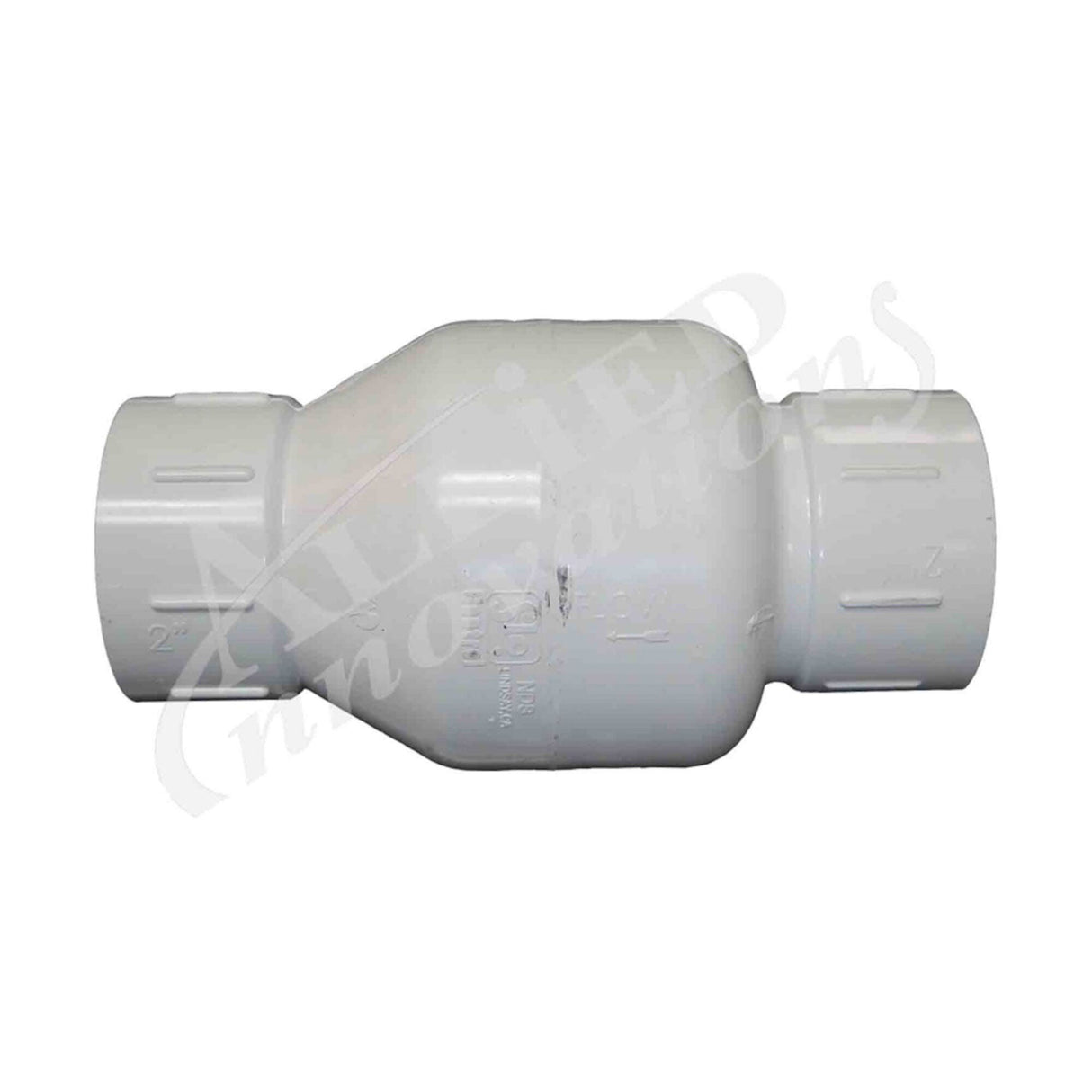 Check Valve, Sundance, 1/4lb Sping, 2" Slip x 2" Slip, White : 2540-301